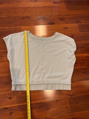 Athleta short sleeve sweatshirt.